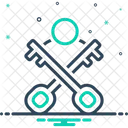 Schlusselperson Schlussel Person Symbol