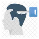 Schlusselperson Aufgeschlossene Qualifizierte Person Symbol