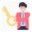 Schlüsselperson  Symbol