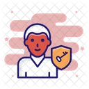 Schlusselperson Versicherung VIP Symbol