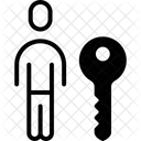 Schlusselperson Symbol