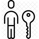 Schlüsselperson  Symbol
