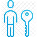 Schlüsselperson  Symbol