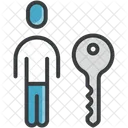 Schlüsselperson  Symbol