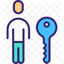 Schlusselperson Symbol