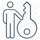 Schlüsselperson  Symbol