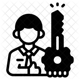Schlüsselperson  Symbol