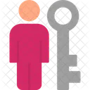 Schlüsselperson  Symbol