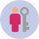 Schlüsselperson  Symbol