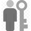 Schlüsselperson  Symbol