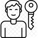 Schlüsselperson  Symbol