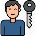 Schlüsselperson  Symbol