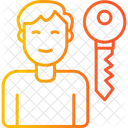 Schlüsselperson  Symbol