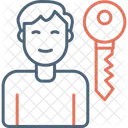 Schlüsselperson  Symbol