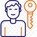 Schlüsselperson  Symbol
