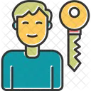Schlüsselperson  Symbol