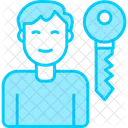 Schlüsselperson  Symbol
