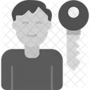 Schlüsselperson  Symbol