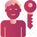 Schlüsselperson  Symbol