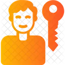 Schlüsselperson  Symbol