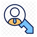 Job Bewerber Beschaftigung Symbol