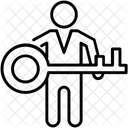 Schlussel Person Stichwort Symbol