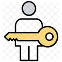 Schlussel Mann Person Symbol