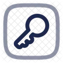 Schlusselquadrat Computer Web Symbol