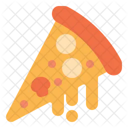 Schmelzende Pizza  Symbol