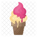 Tropfen Eis Schokolade Symbol