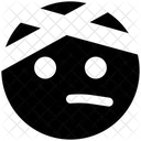 Schmerz Monochrom Emoji Symbol