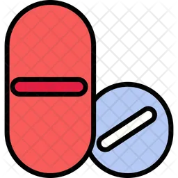 Schmerztabletten  Symbol