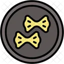 Farfalle Pasta Italienisches Essen Symbol