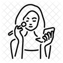 Schminken  Symbol