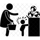 Schmollendes Baby  Symbol