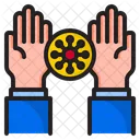 Schmutzige Hand  Symbol