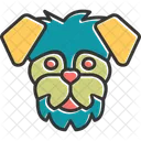 Schnauzer Dog Cute Icon