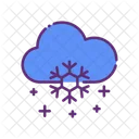 Schnee und Wolken  Symbol