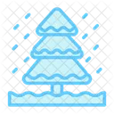 Schnee Baum Winter Icon