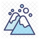 Berg Schnee Winter Symbol