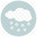 Schnee Wolke Schneefall Icon