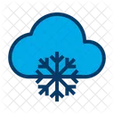 Schneeflocke Wolke Wolken Icon