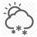 Schneefall  Symbol