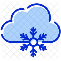 Schneefall  Symbol