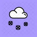 Schneefall Wolke Schnee Icon