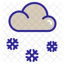 Wolke Schnee Schneefall Icon