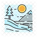 X Schneefall Icon