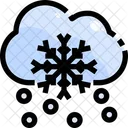 Schneefall  Symbol