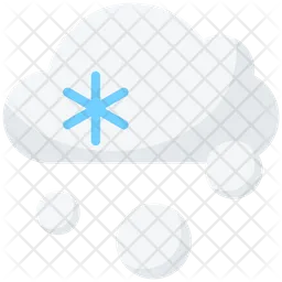 Schneefall  Symbol