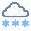 Schneefall  Symbol